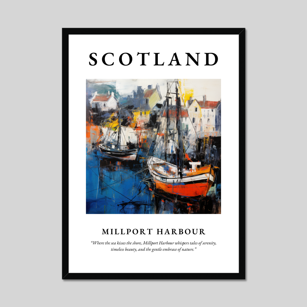 Poster of Millport Harbour, Scotland.