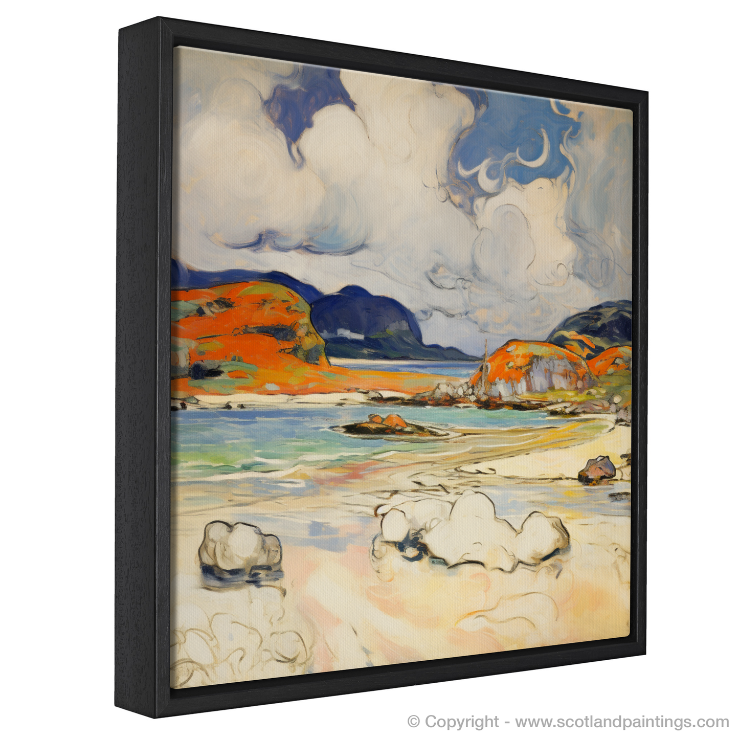 Stormy Elegance: Fauvist Interpretation of Morar's Silver Sands