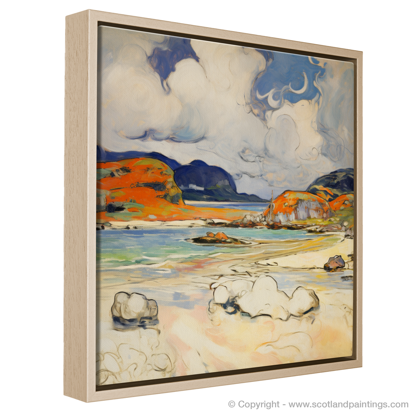 Stormy Elegance: Fauvist Interpretation of Morar's Silver Sands