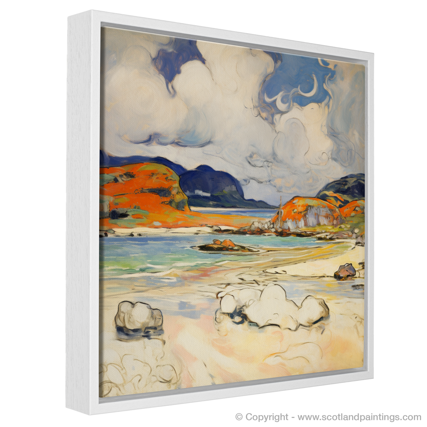 Stormy Elegance: Fauvist Interpretation of Morar's Silver Sands