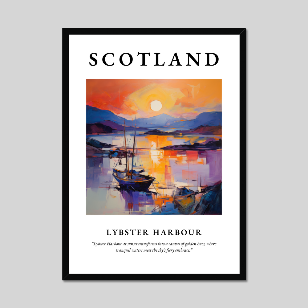 Poster of Lybster Harbour, Scotland.