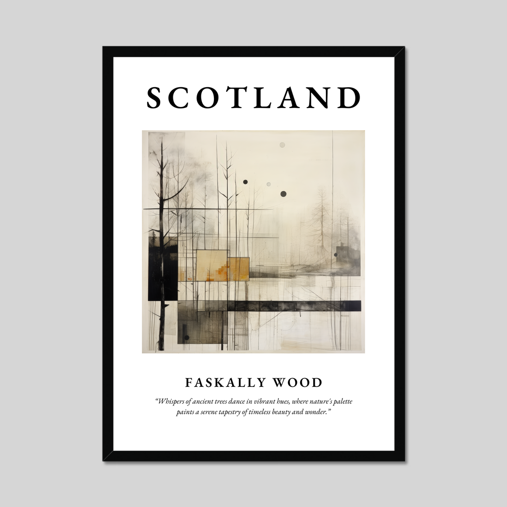 Poster of Faskally Wood, Scotland.