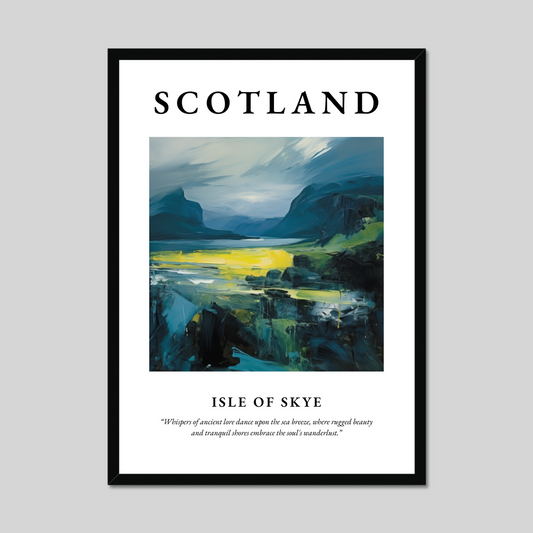 Poster of Isle of Skye, Scotland.