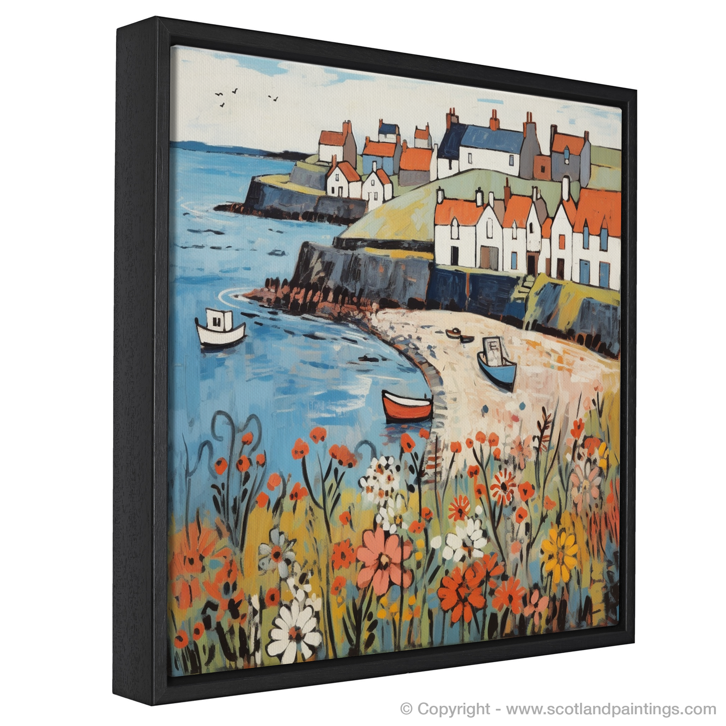 Crail Harbour Charms: A Naive Art Journey