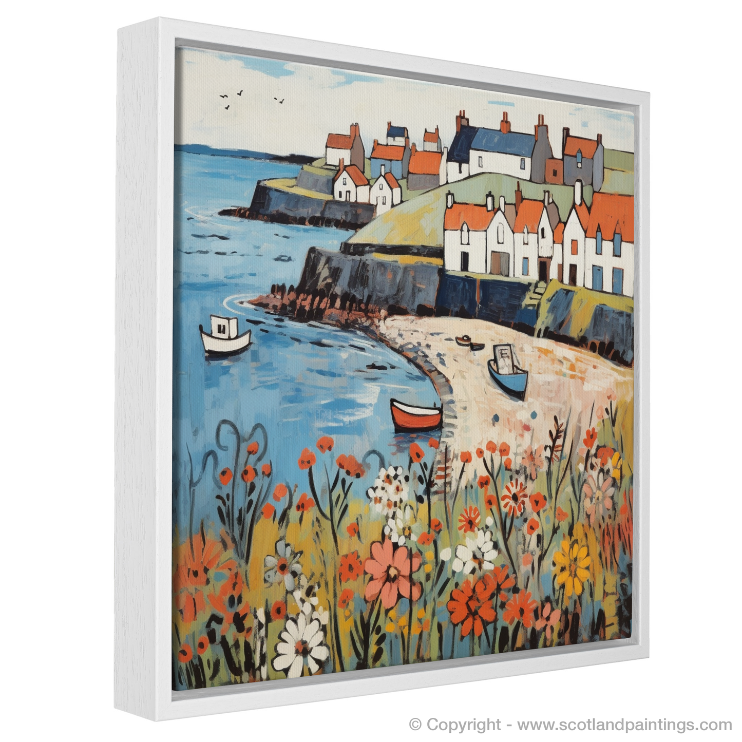 Crail Harbour Charms: A Naive Art Journey