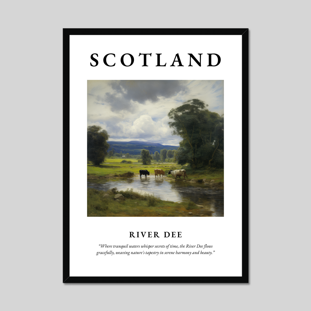 Poster of River Dee, Scotland.