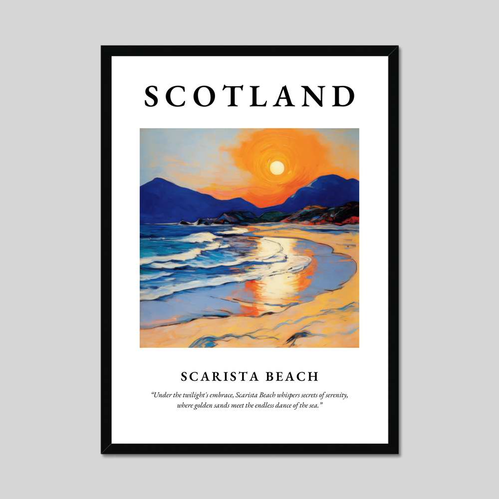 Poster of Scarista Beach, Scotland.