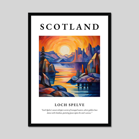 Poster of Loch Spelve, Scotland.