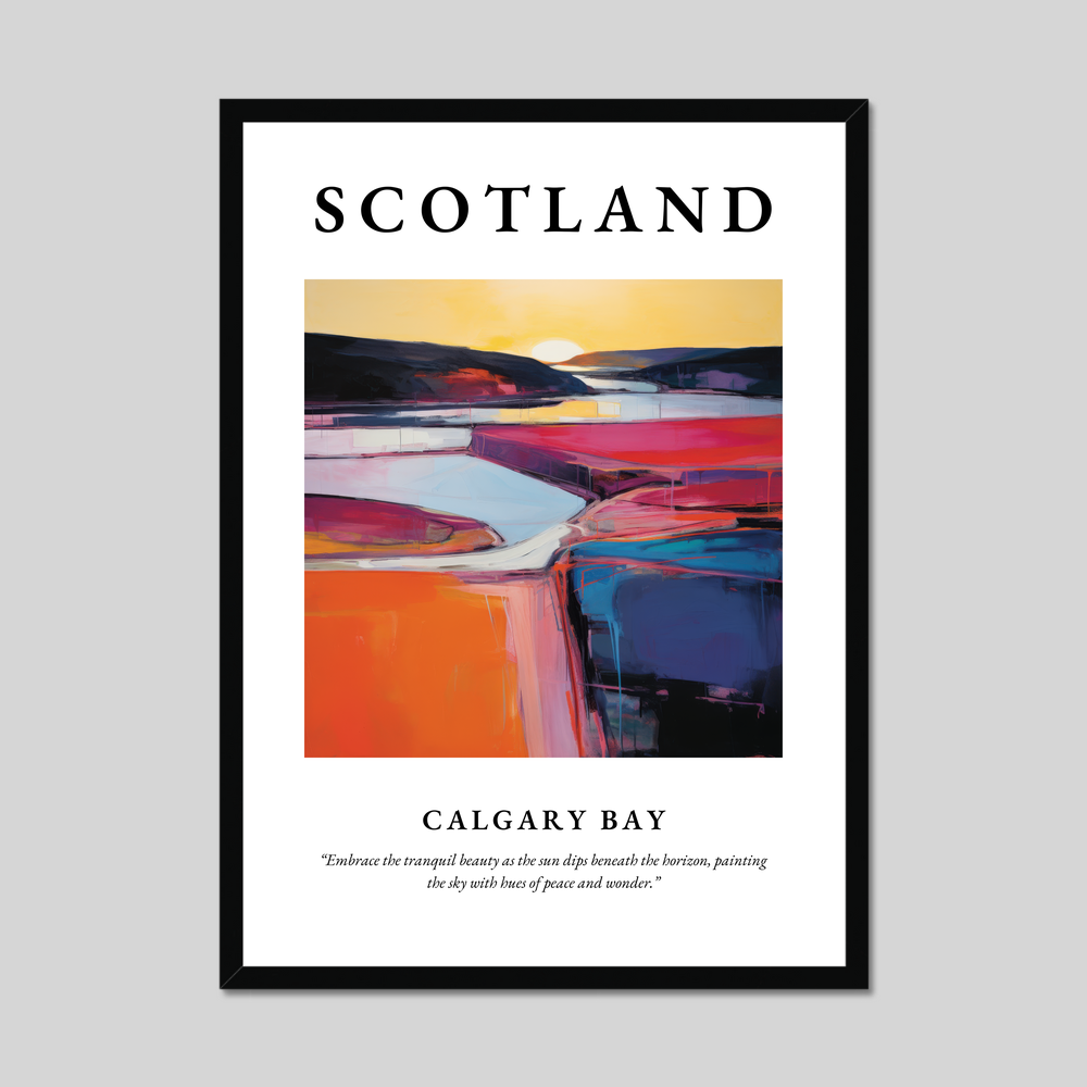 Poster of Calgary Bay, Scotland.