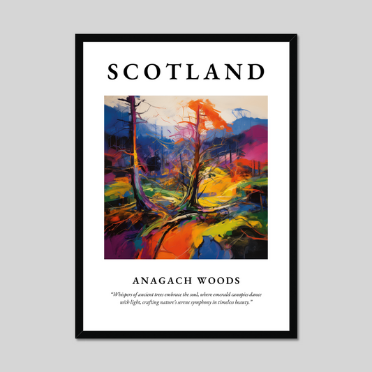 Poster of Anagach Woods, Scotland.