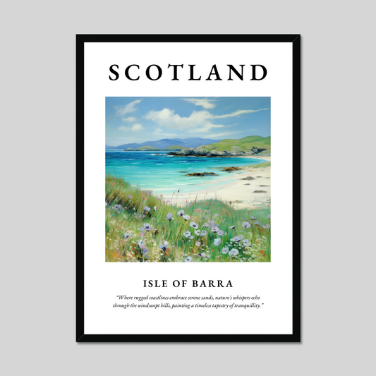 Poster of Isle of Barra, Scotland.