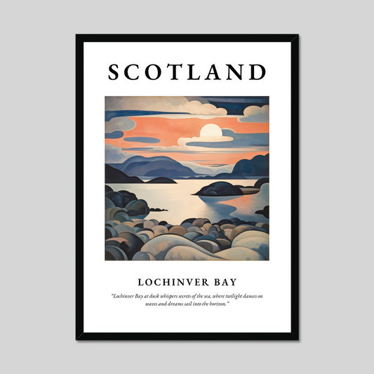 Poster of Lochinver Bay, Scotland.