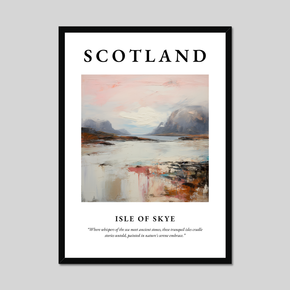 Poster of Isle of Skye, Scotland.