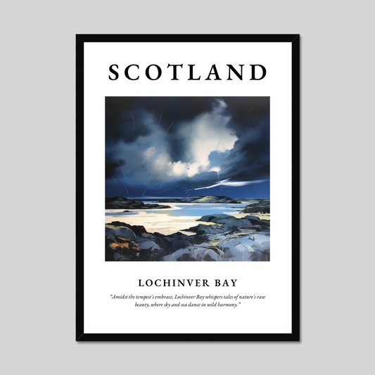 Poster of Lochinver Bay, Scotland.