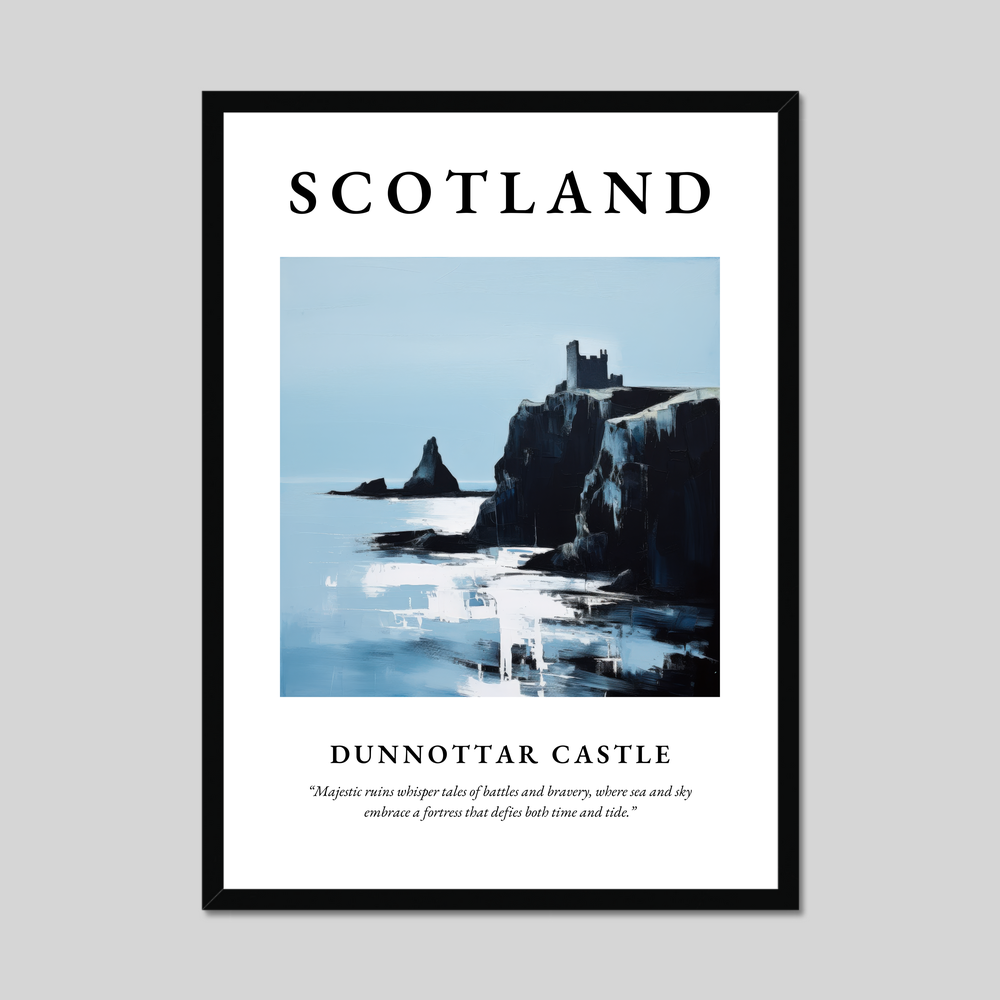 Poster of Dunnottar Castle, Scotland.