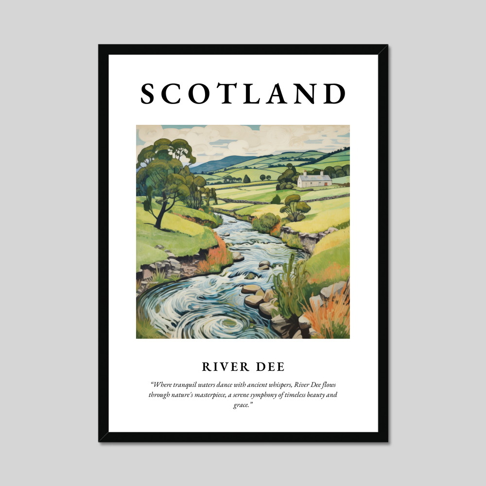 Poster of River Dee, Scotland.