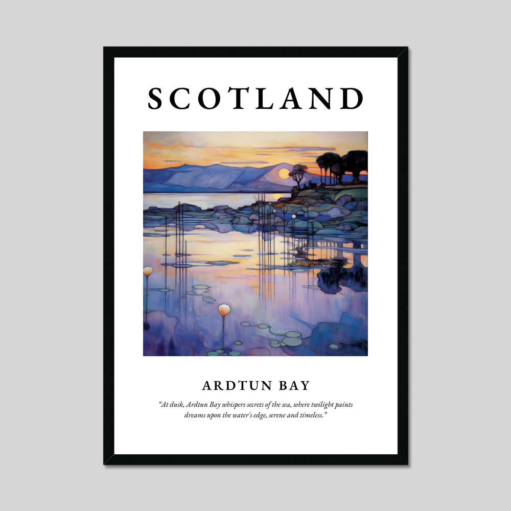 Poster of Ardtun Bay, Scotland.