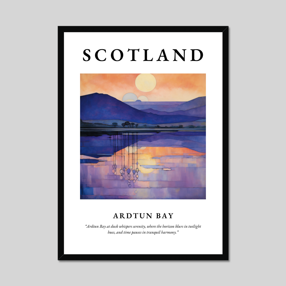 Poster of Ardtun Bay, Scotland.