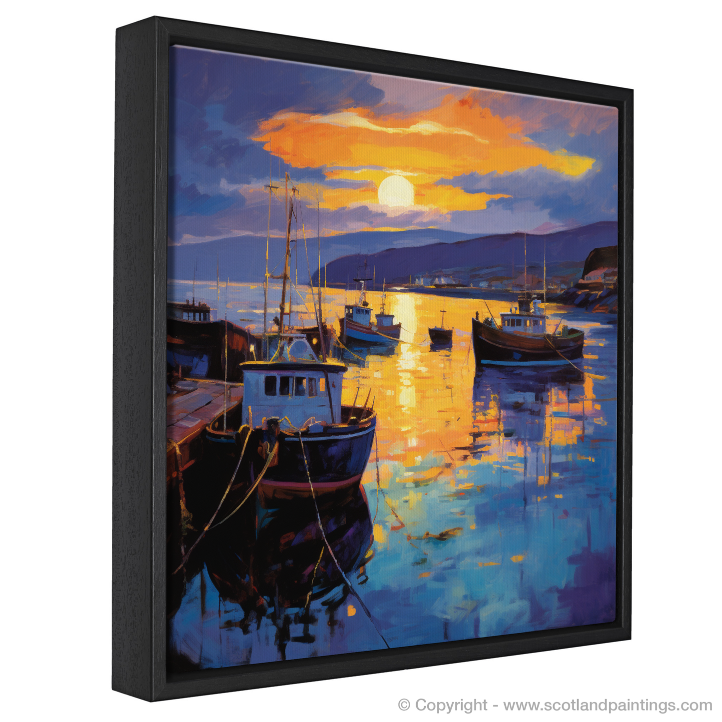 Millport Harbour Dusk Symphony