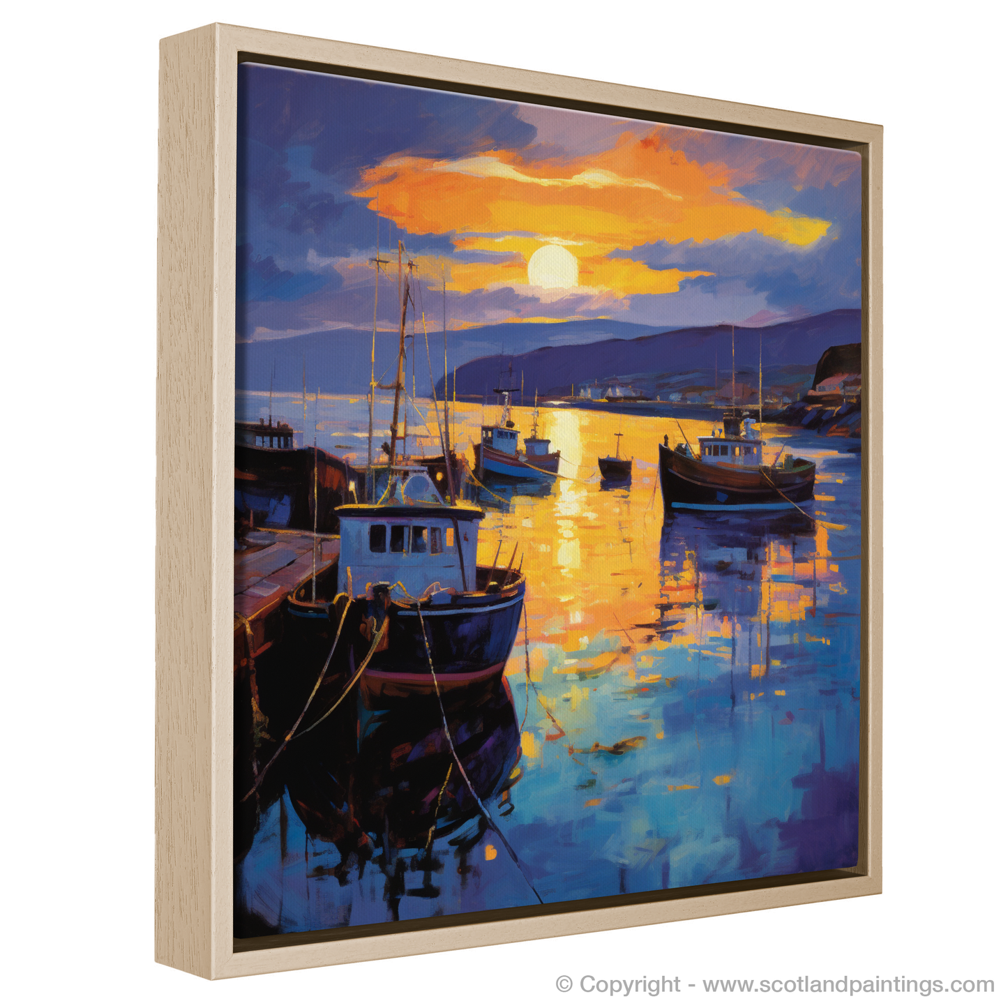 Millport Harbour Dusk Symphony