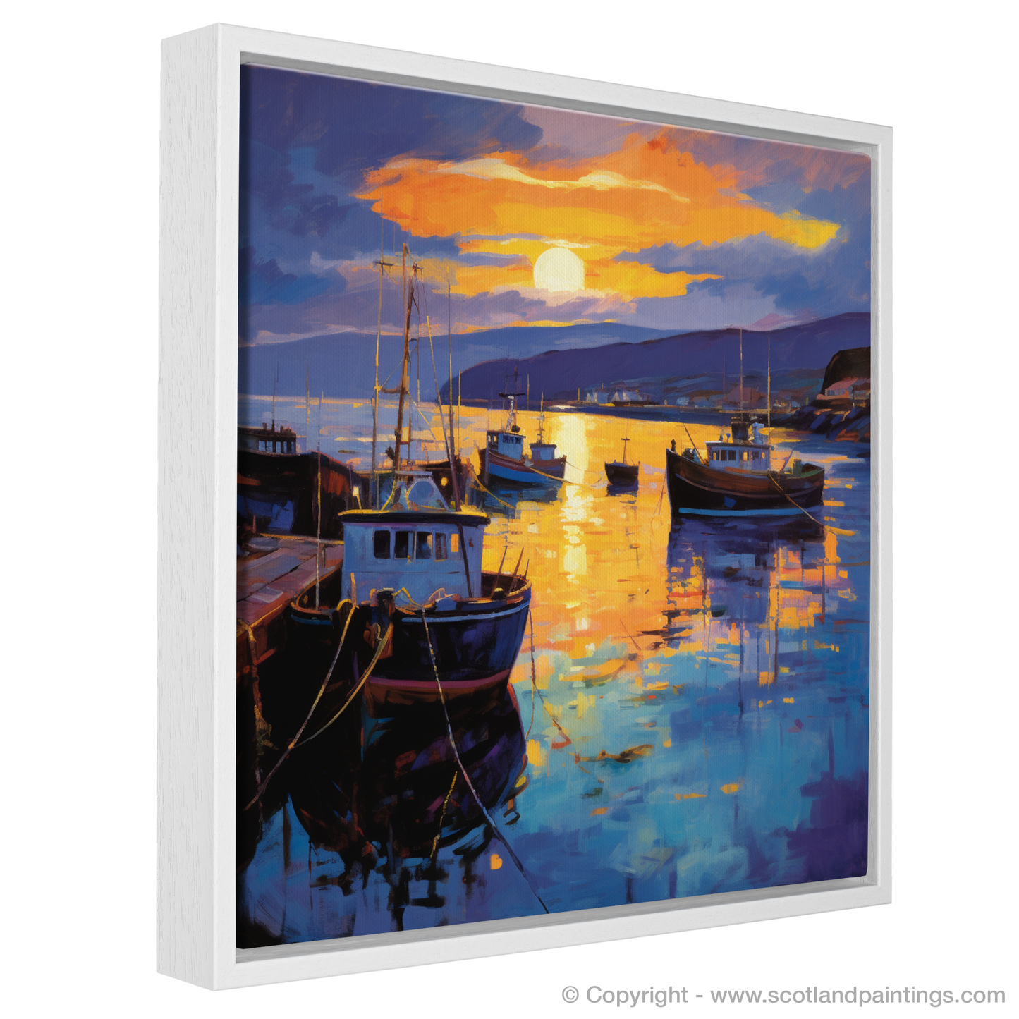 Millport Harbour Dusk Symphony