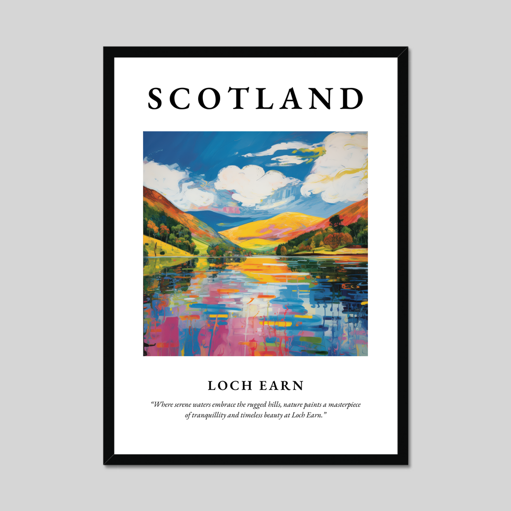 Poster of Loch Earn, Scotland.