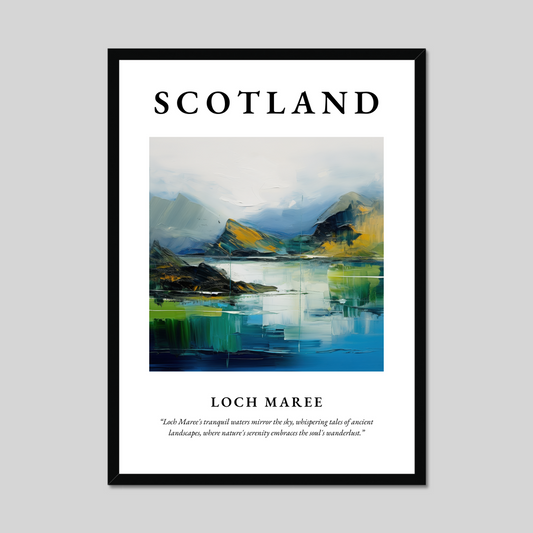 Poster of Loch Maree, Scotland.