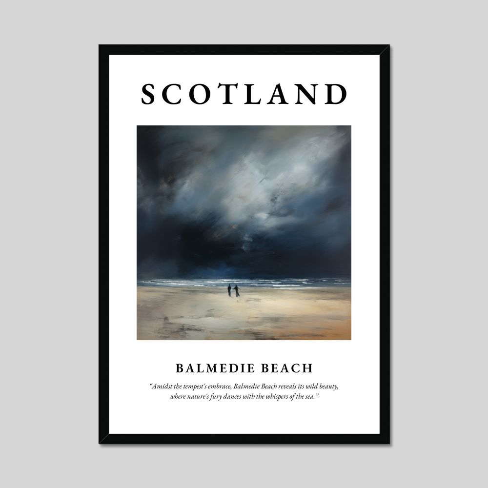 Poster of Balmedie Beach, Scotland.