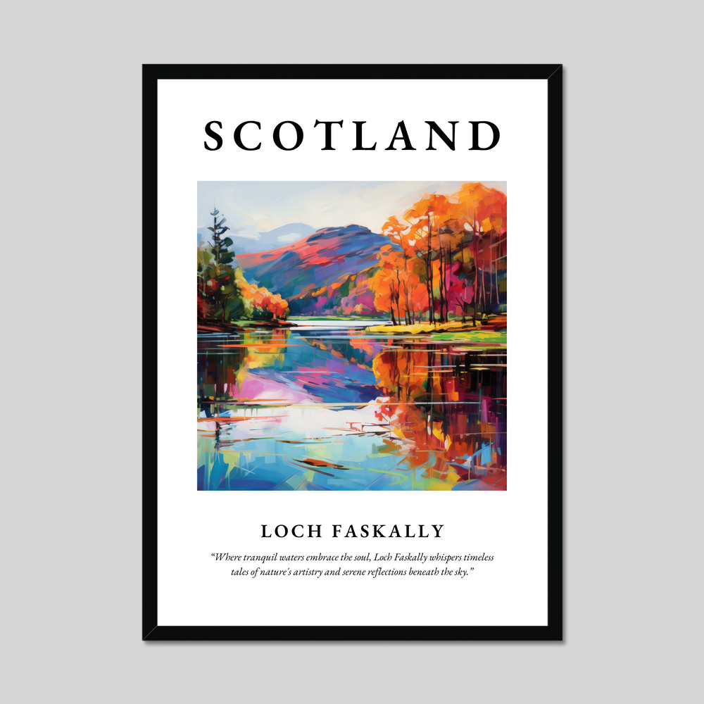 Poster of Loch Faskally, Scotland.