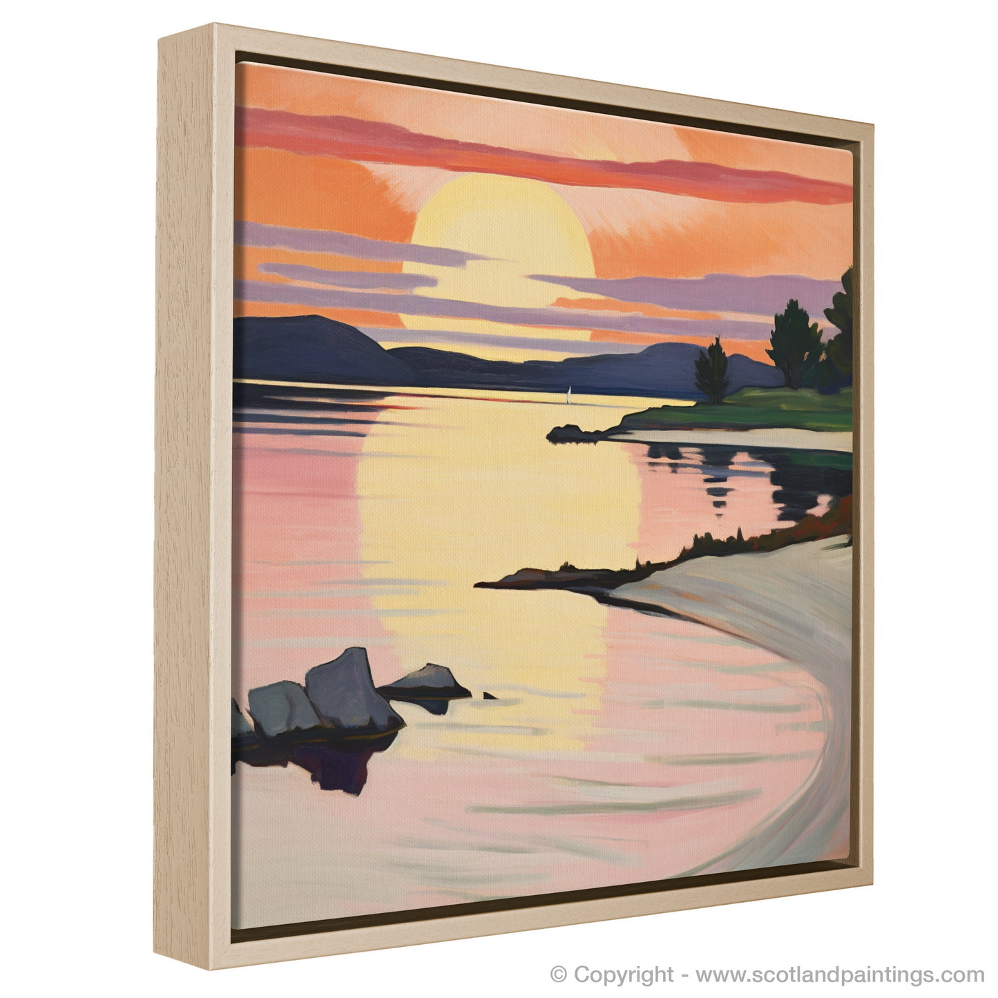 Fauvist Fire at Ardanaiseig Bay Sunset