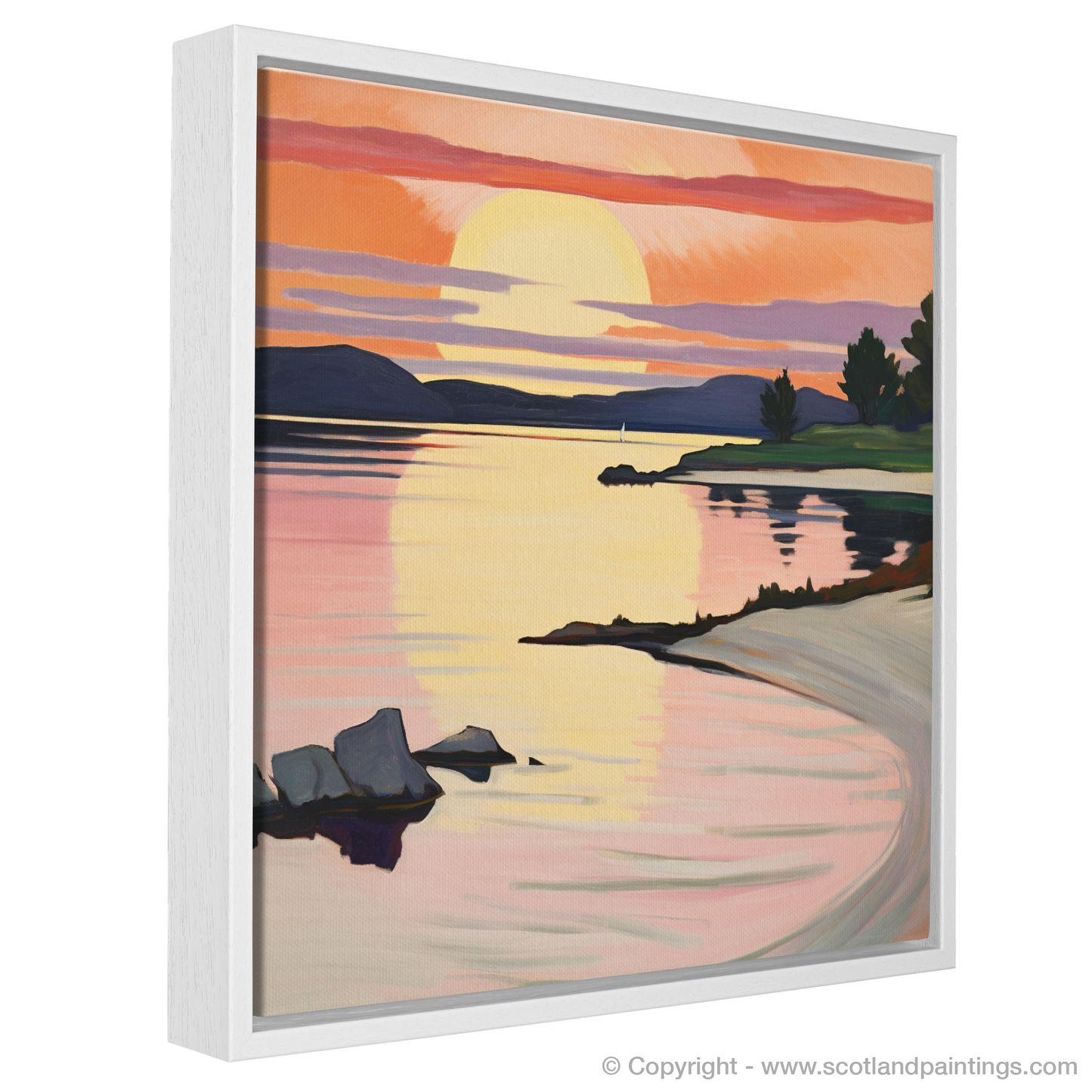 Fauvist Fire at Ardanaiseig Bay Sunset