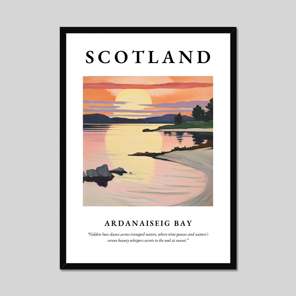 Poster of Ardanaiseig Bay, Scotland.