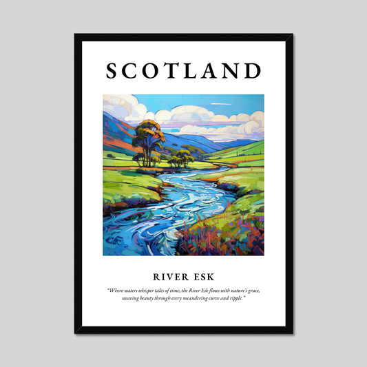 Poster of River Esk, Scotland.