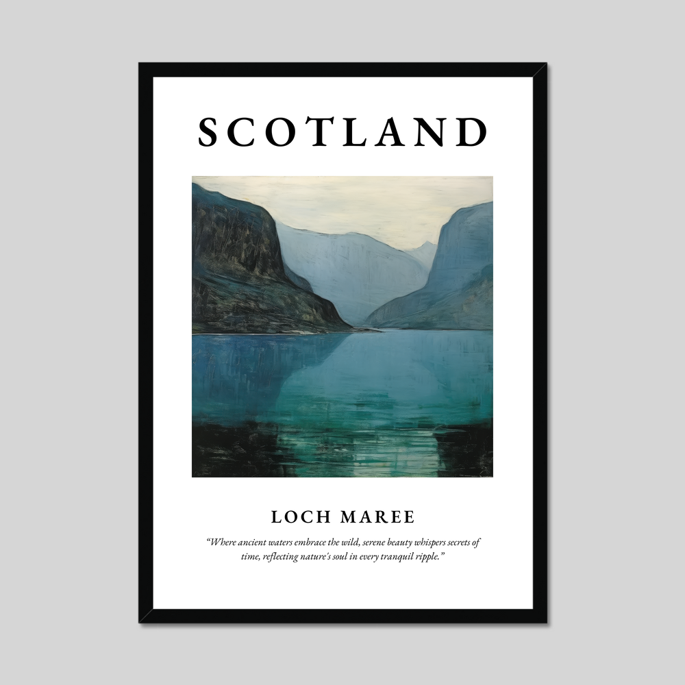 Poster of Loch Maree, Scotland.