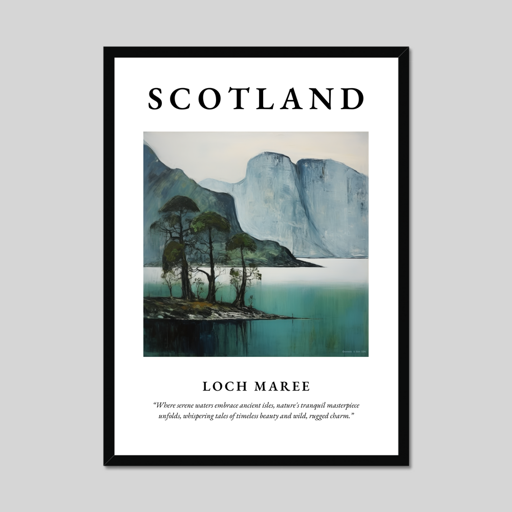 Poster of Loch Maree, Scotland.