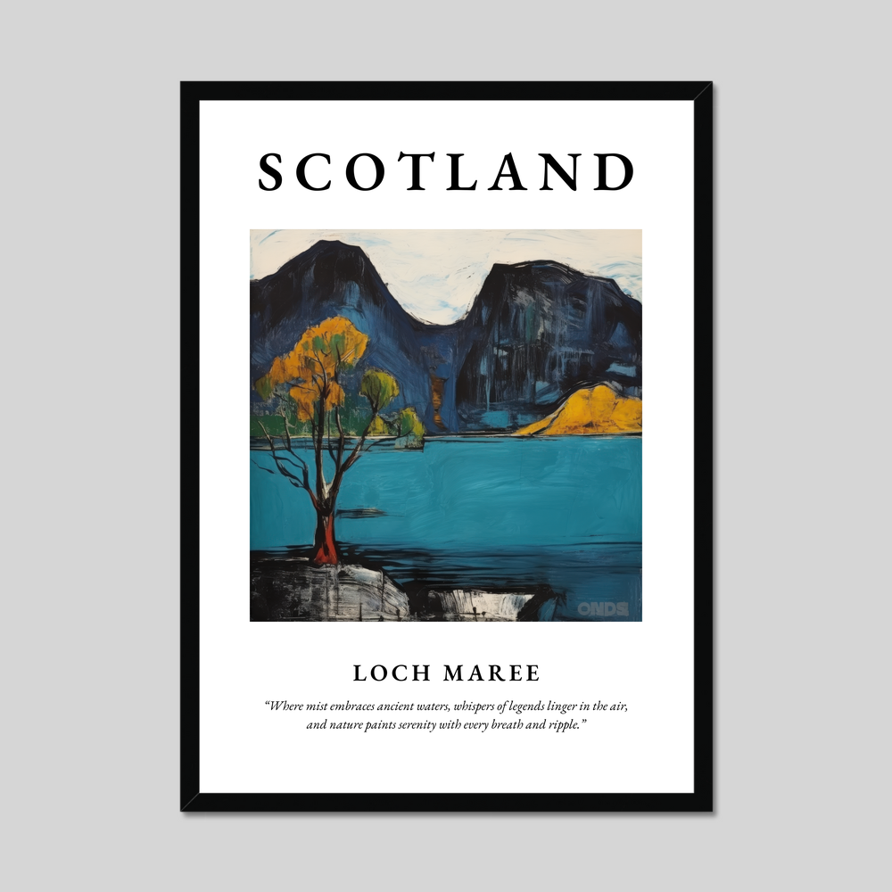 Poster of Loch Maree, Scotland.