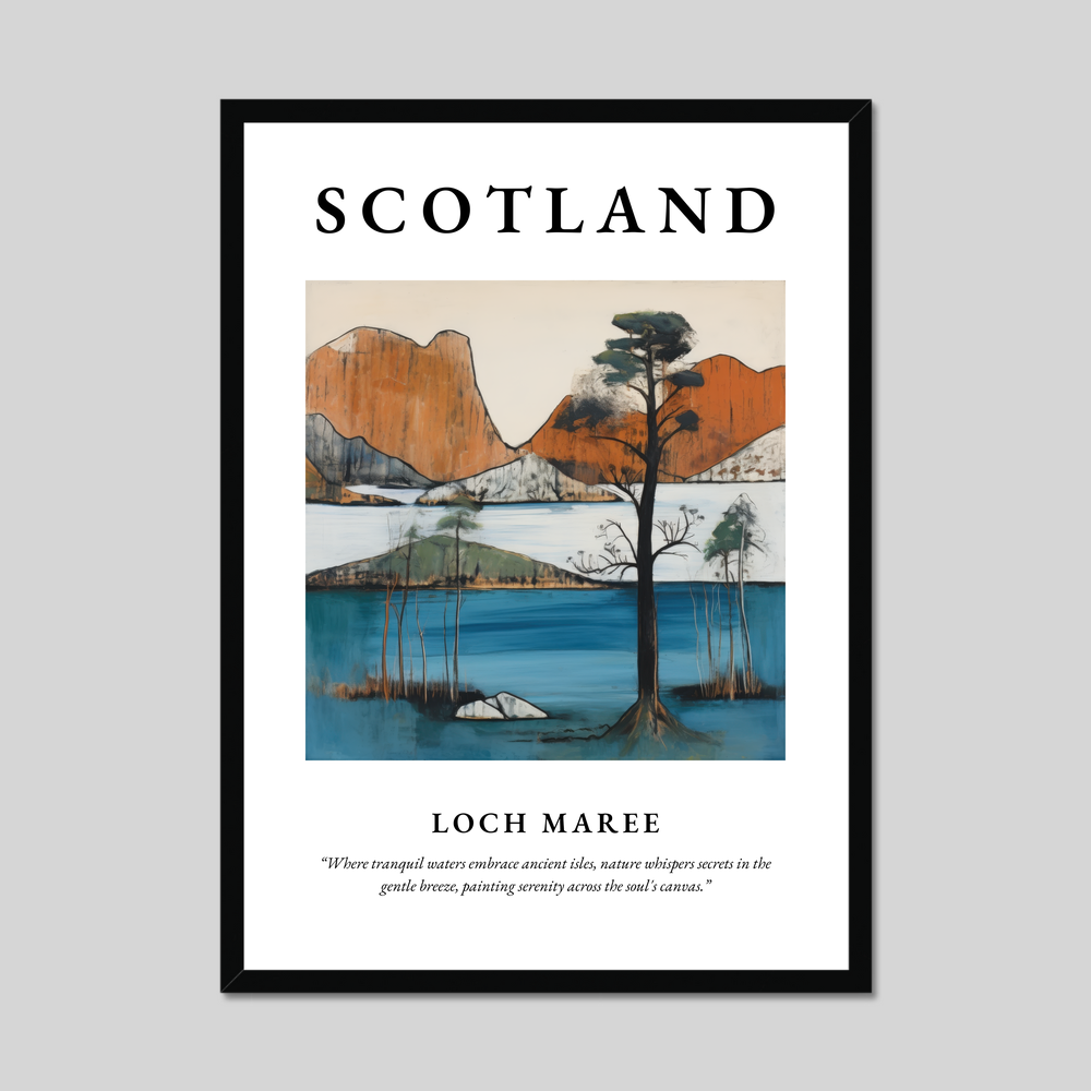 Poster of Loch Maree, Scotland.