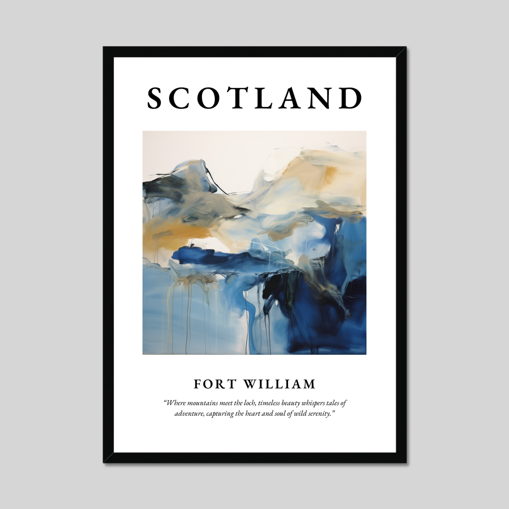 Poster of Fort William, Scotland.