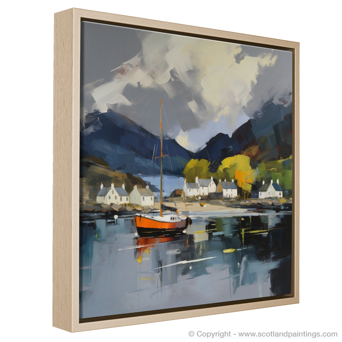 Storm Over Plockton Harbour: A Panorama of Scottish Serenity and Energy