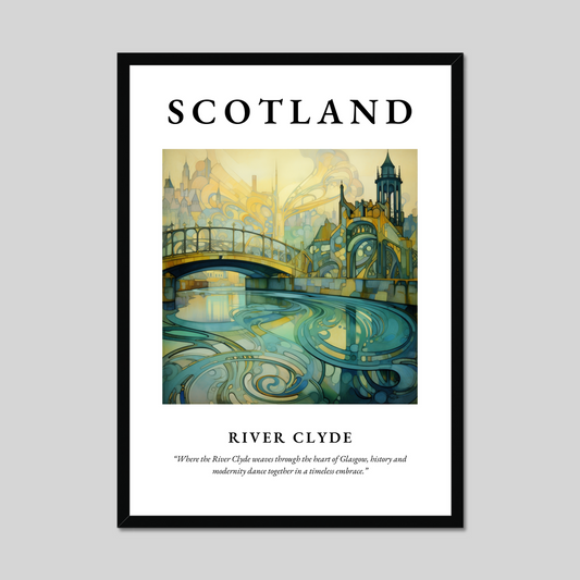 Poster of River Clyde, Scotland.