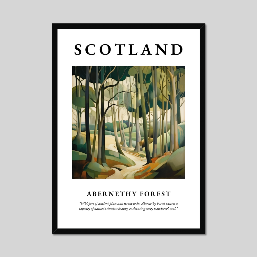 Poster of Abernethy Forest, Scotland.