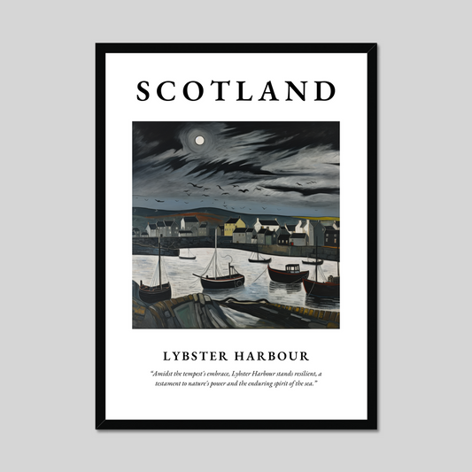 Poster of Lybster Harbour, Scotland.