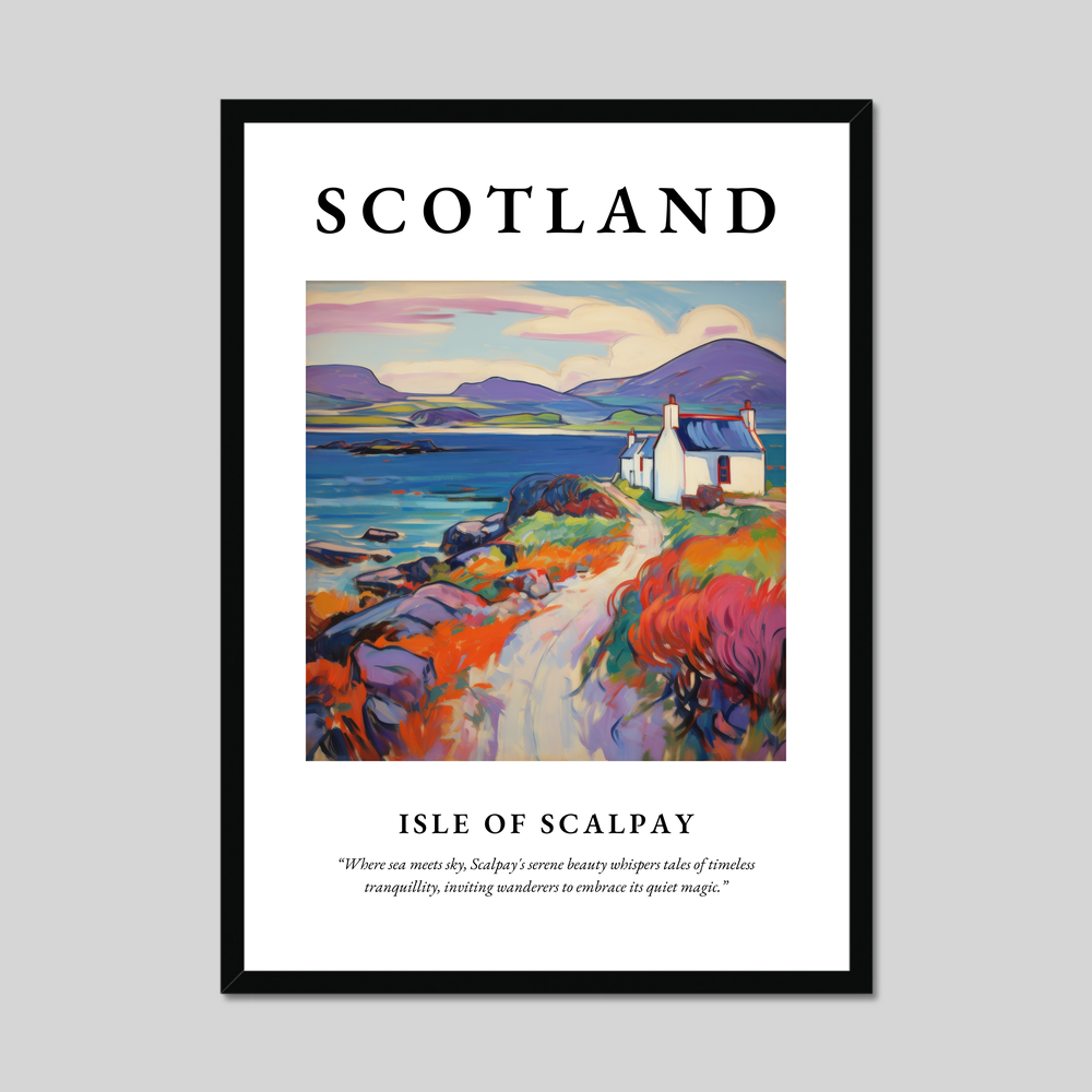 Poster of Isle of Scalpay, Scotland.