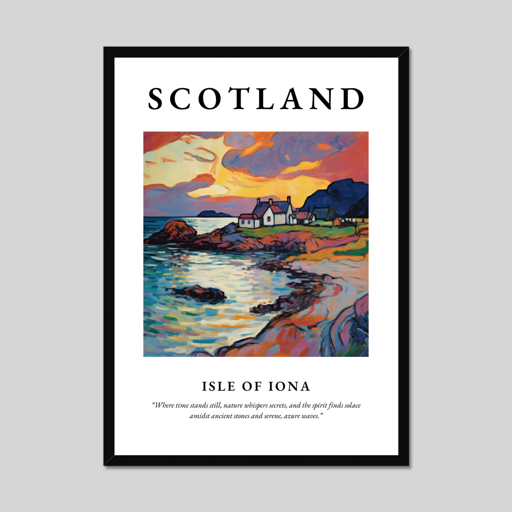 Poster of Isle of Iona, Scotland.