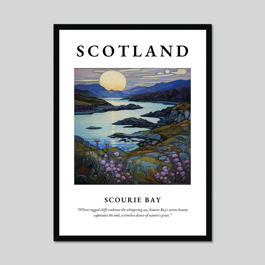 Poster of Scourie Bay, Scotland.