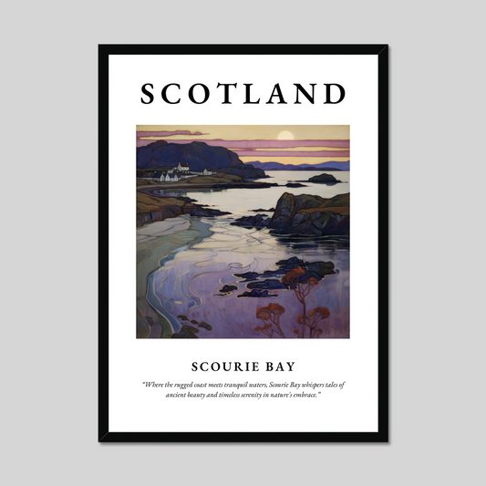 Poster of Scourie Bay, Scotland.