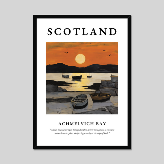 Poster of Achmelvich Bay, Scotland.