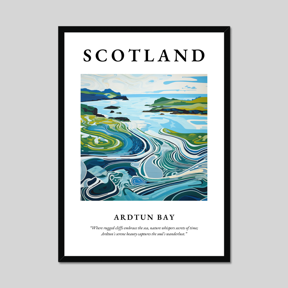 Poster of Ardtun Bay, Scotland.