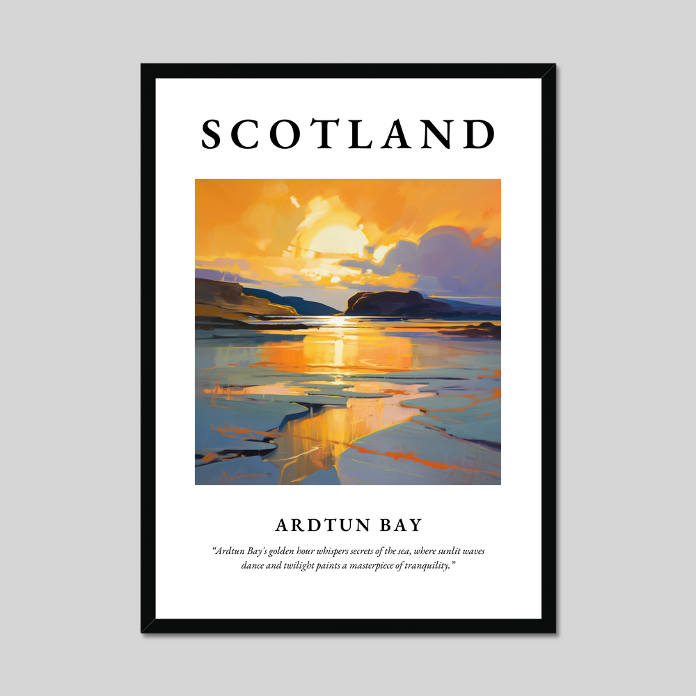 Poster of Ardtun Bay, Scotland.