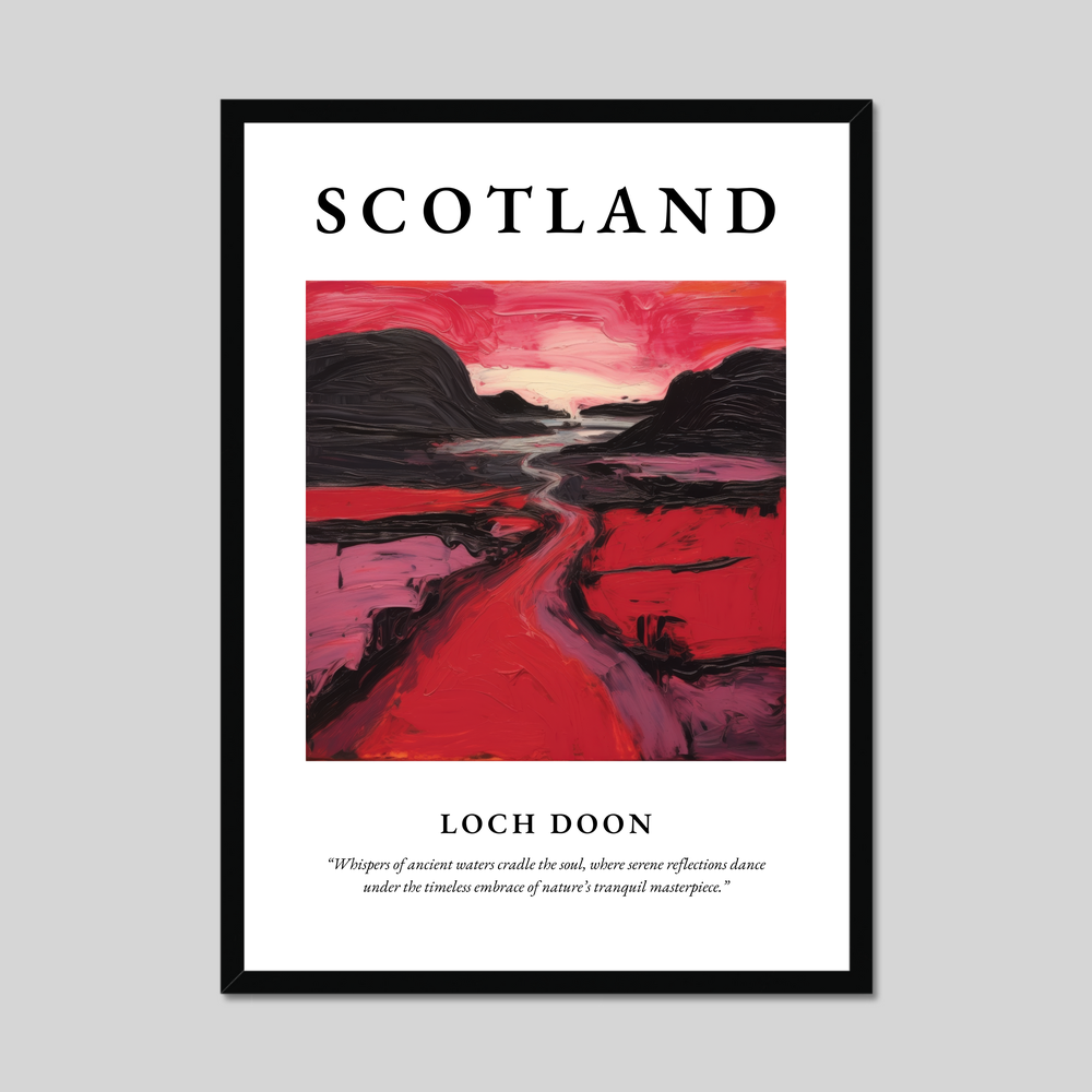 Poster of Loch Doon, Scotland.